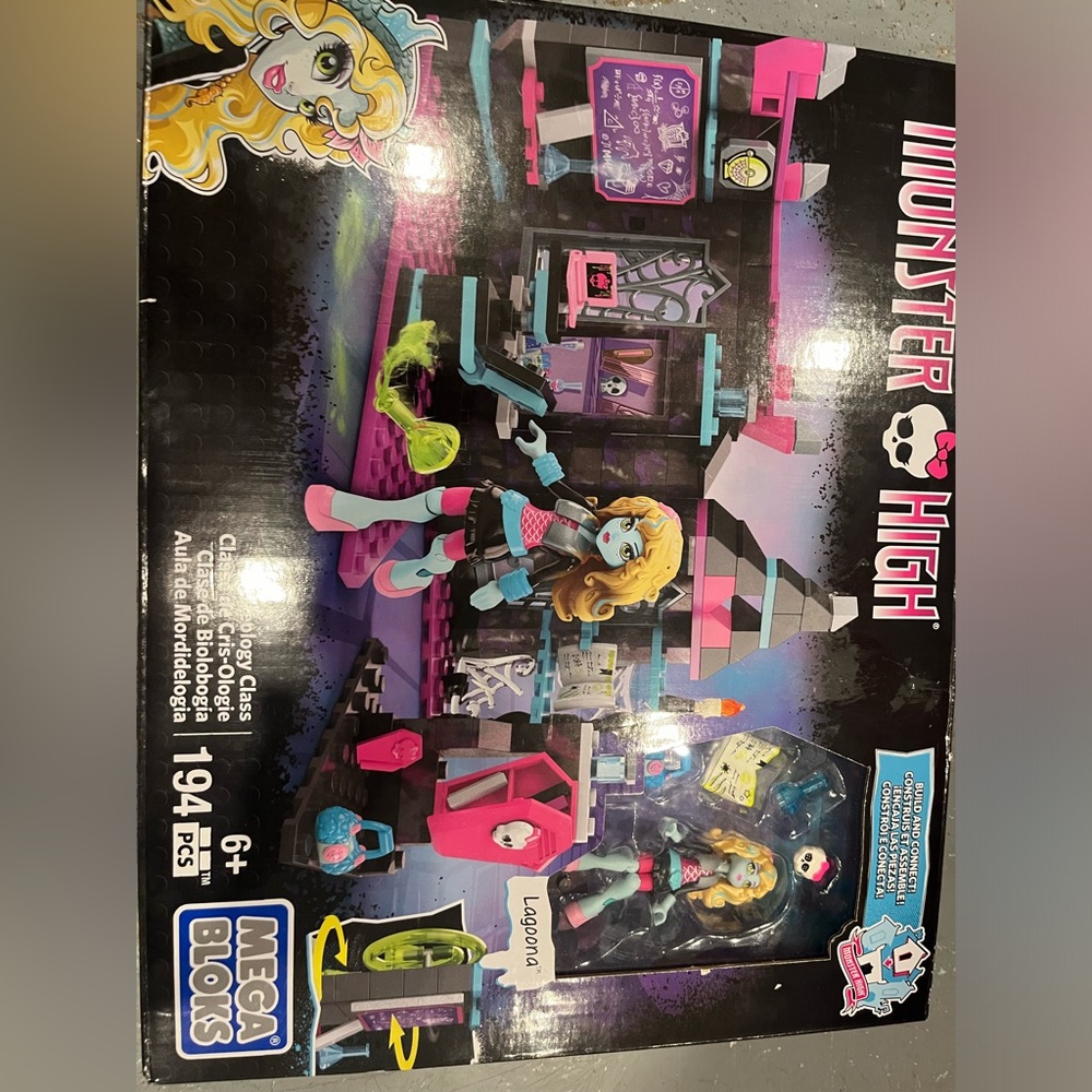 Monster high Mega Blox Lagoona lego New in box